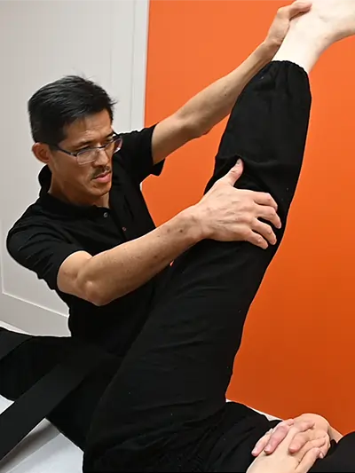 Level 3 Fascial Stretching Therapy technique demonstration